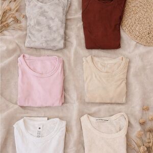 Lululemon Long Sleeve Tops Bundle 4/ Small + BONUS Alexander Wang T-shirt